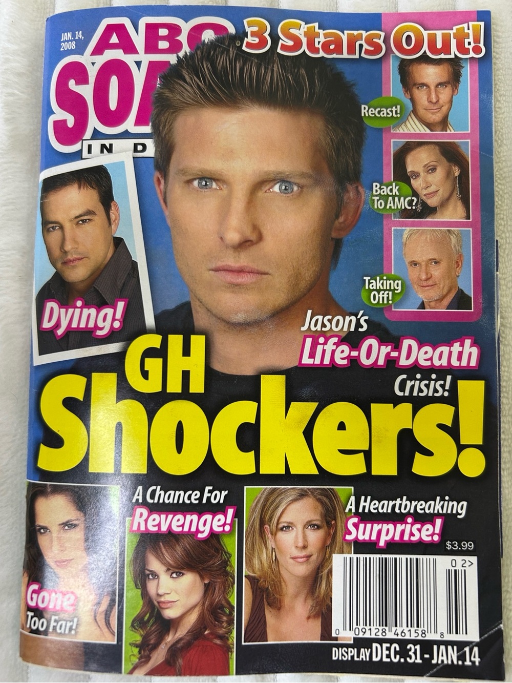 12/31/2007 -  01/14/2008 Vintage ABC Soaps in Depth Magazine - Volume 12 Issue 2